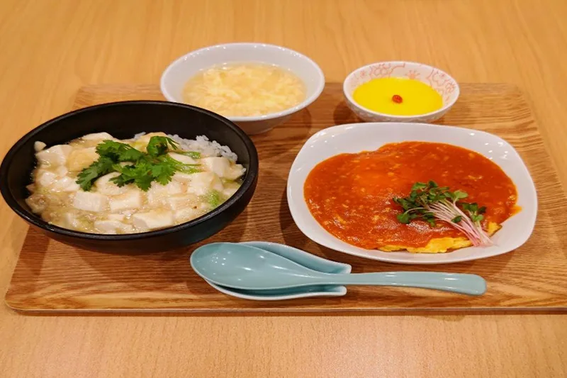 選べる麻婆丼定食（¥1,540）