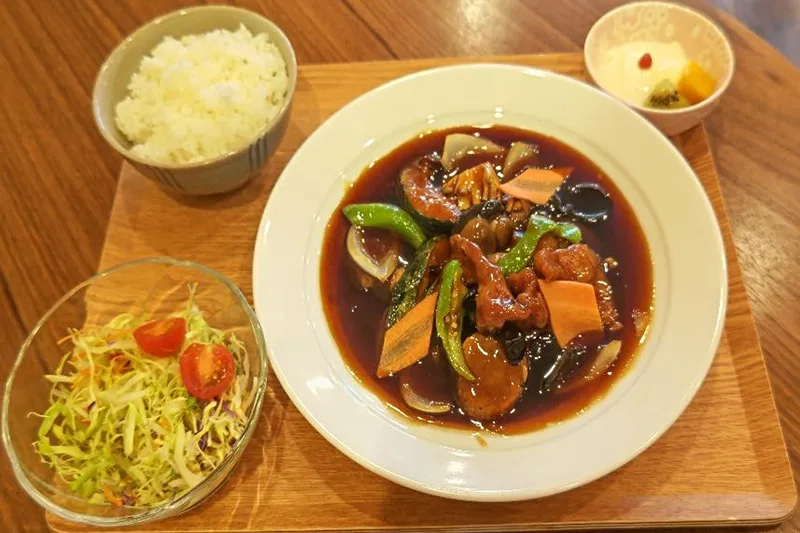 酢豚セット（¥1,400）